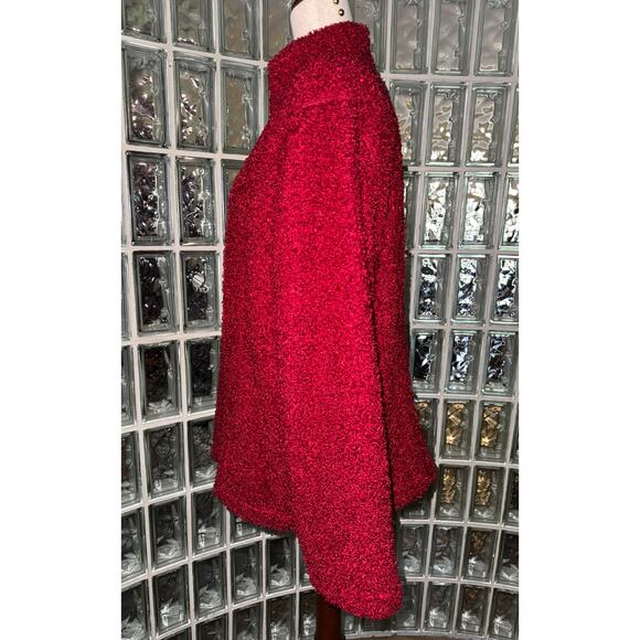 J. Jill Fuzzy Full-Zip with Pockets Cozy Teddy Bear jacket - Size XL - Picture 4 of 11